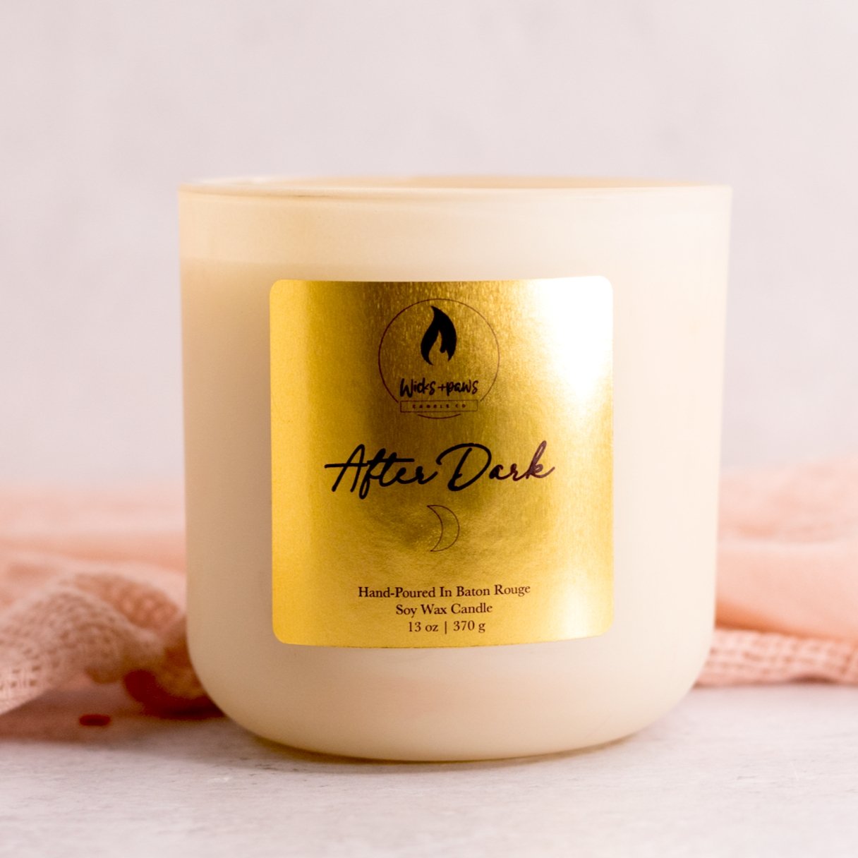 "After Dark" Soy Wax Candle - Wicks+Paws Candle Co