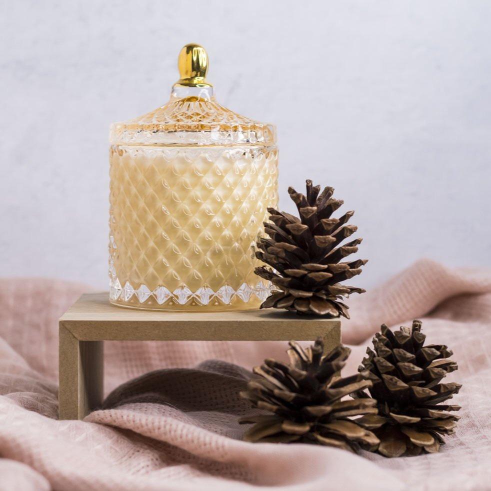 Cranberry Woods "The Rhea" Luxury Candle - Wicks+Paws Candle Co