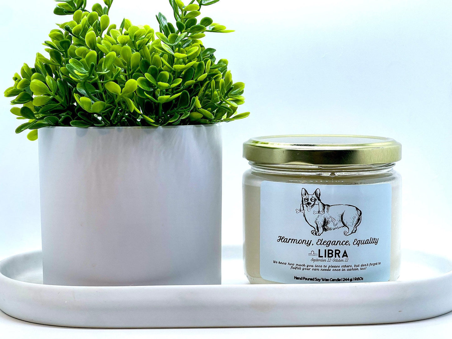 Libra Candle - Wicks+Paws Candle Co
