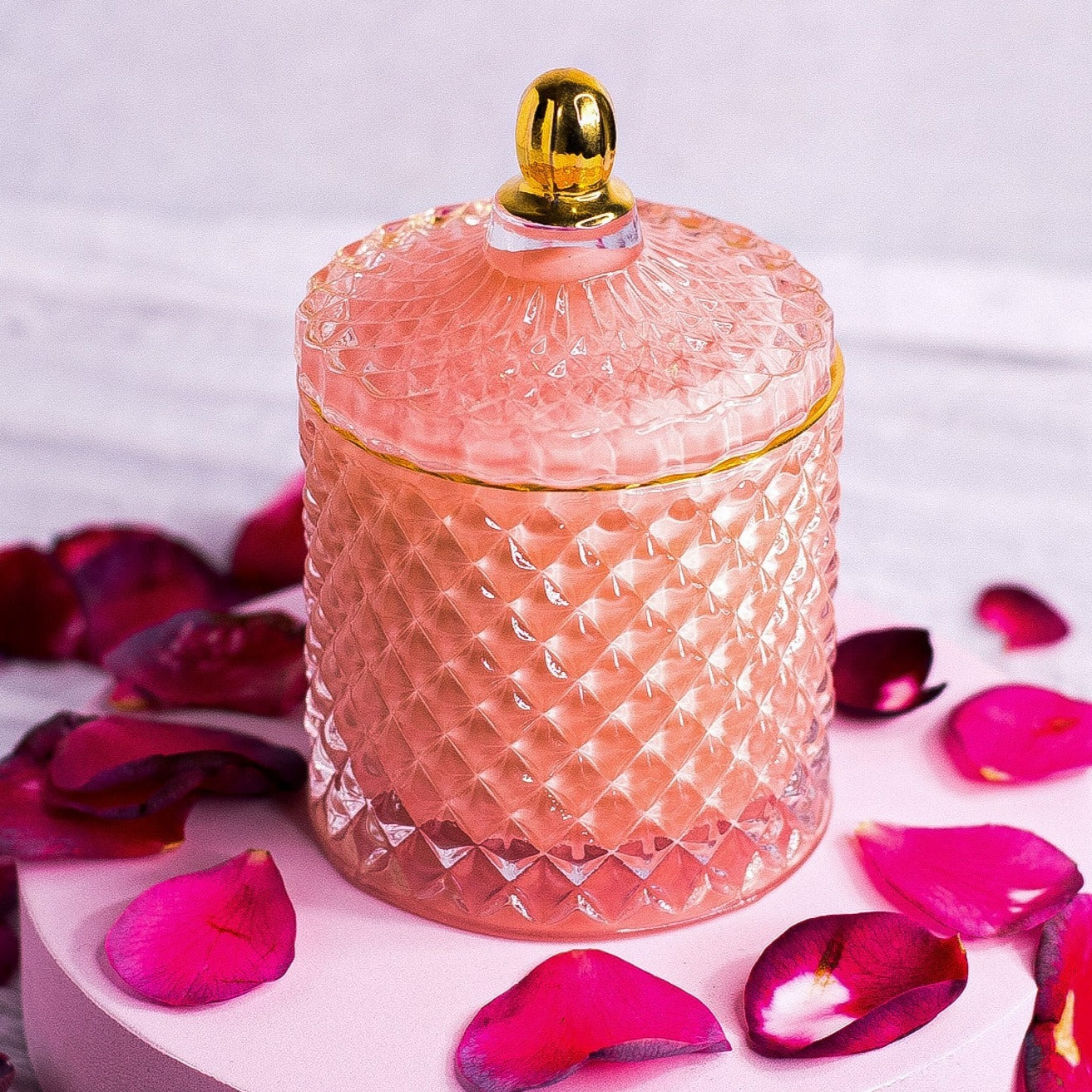 "Rose Garden" Luxury Soy Wax Candle - Wicks+Paws Candle Co