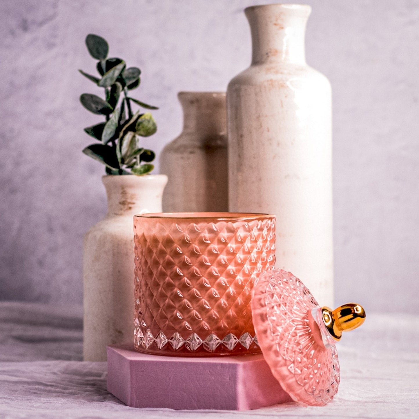 "Rose Garden" Luxury Soy Wax Candle - Wicks+Paws Candle Co