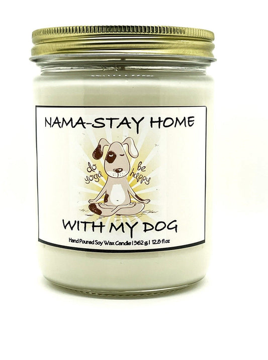 Get Cozy Fall Candle - Fall Scented Candle - Dog Lover Candle